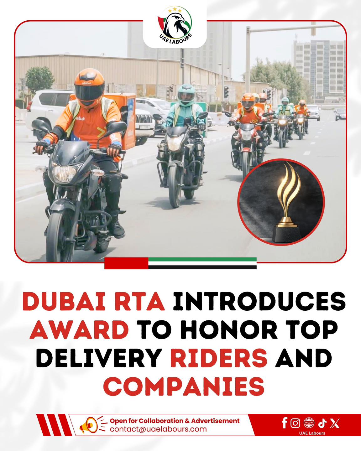 UAE - Dubai’s RTA has launched a new award to recognize outstanding ...