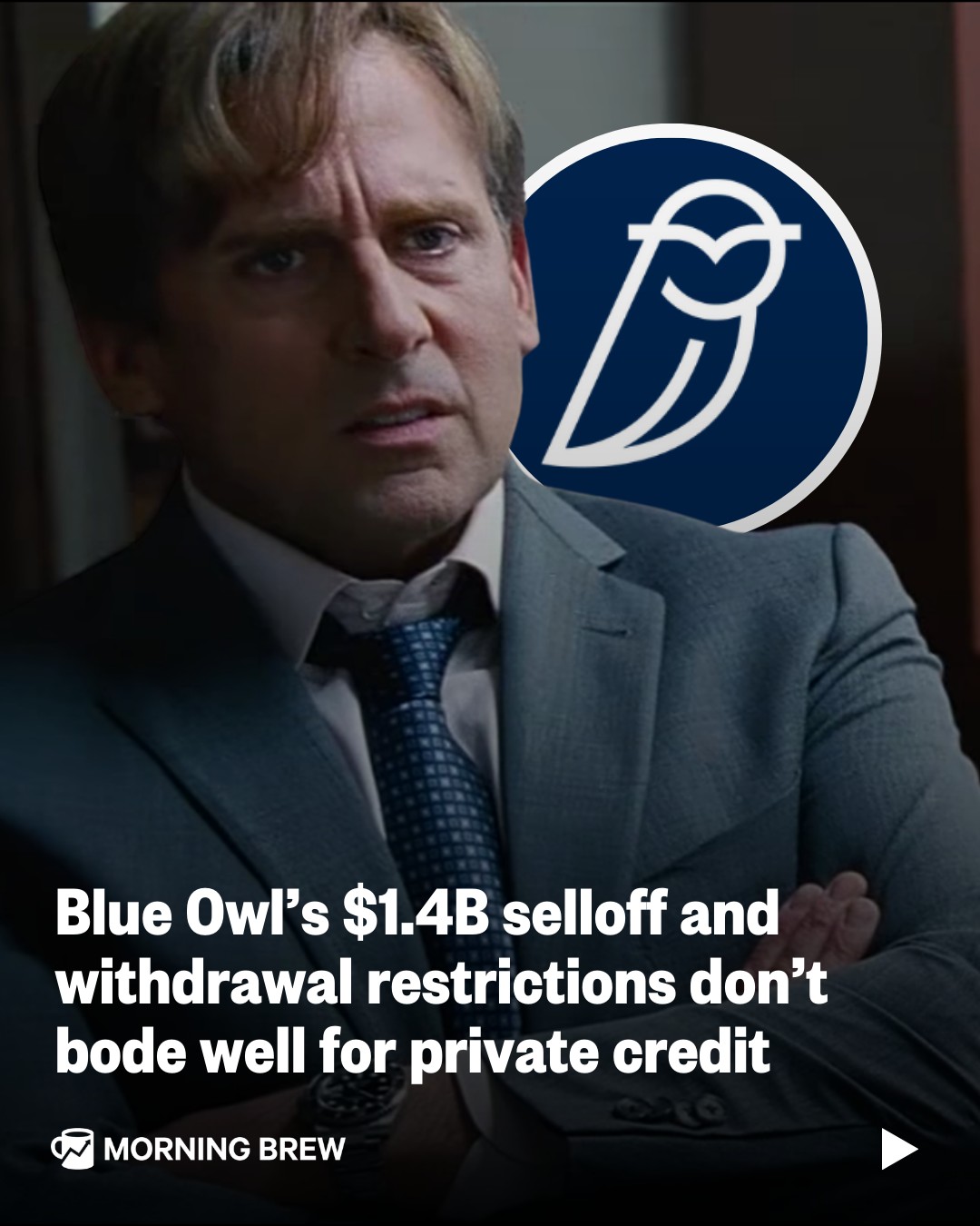 Morning Brew - Blue Owl's got a lot of people spooked. It... | Facebook