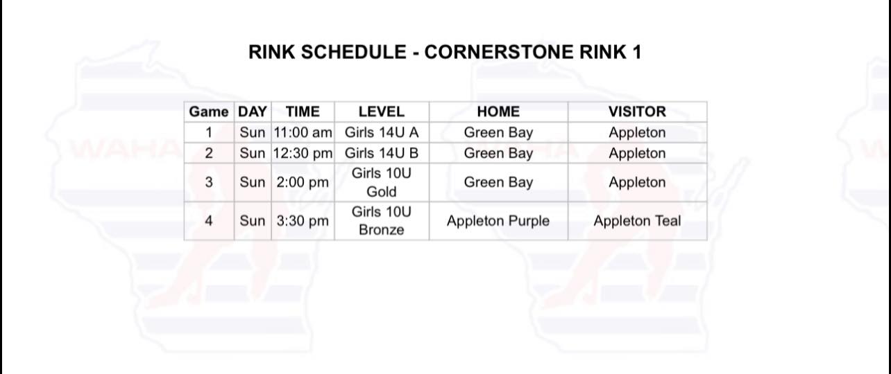 GBAYHA... - GBAYHA - Green Bay Area Youth Hockey Association