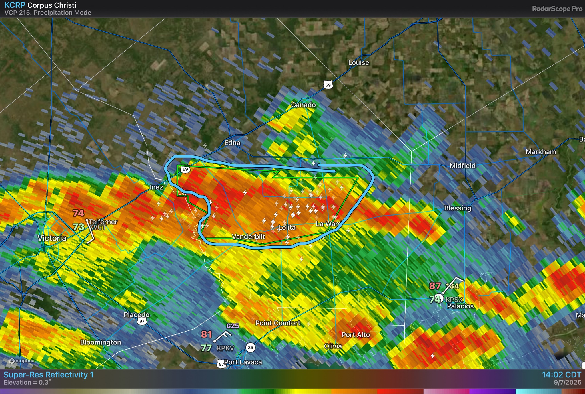Texas - 209PM: Flash flood warning for eastern Jackson county in the ...