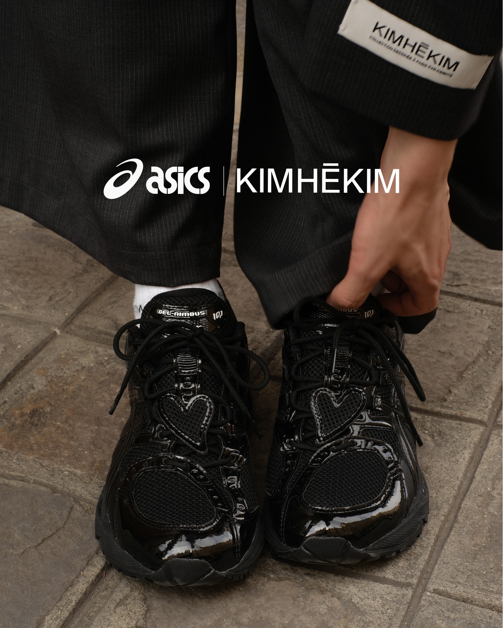 Online Raffle Live now! The ASICS x KIMHĒKIM GEL-Nimbus 10.1 fuses 
