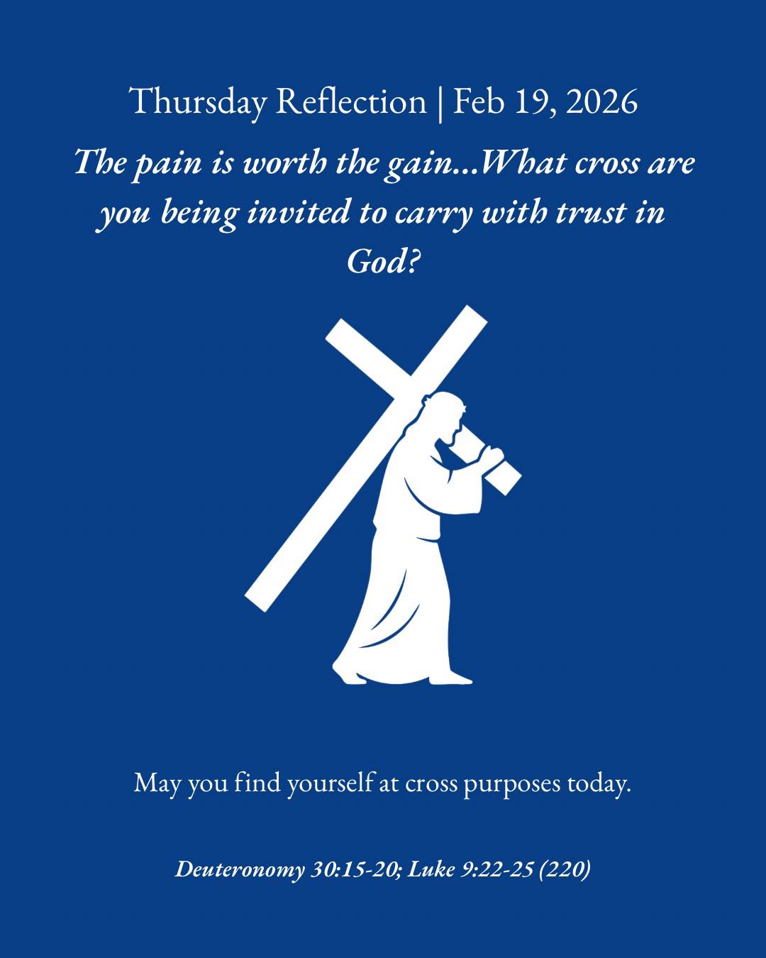 Queen - Thursday Reflection | Feb 19, 2026 The pain is worth the gain ...