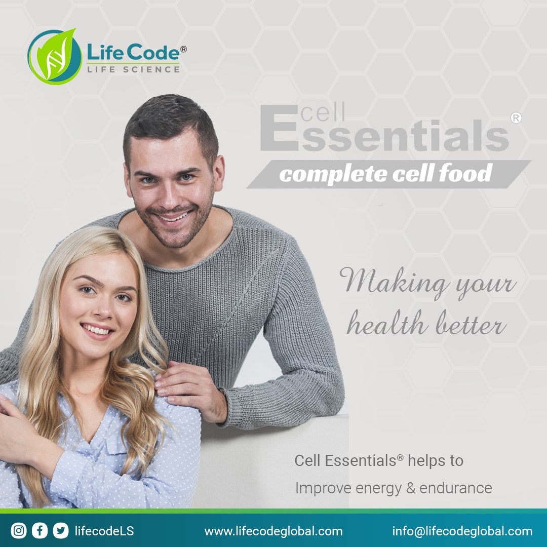 LifeCode - Cell Essentials® helps to Improve energy and endurance Read ...