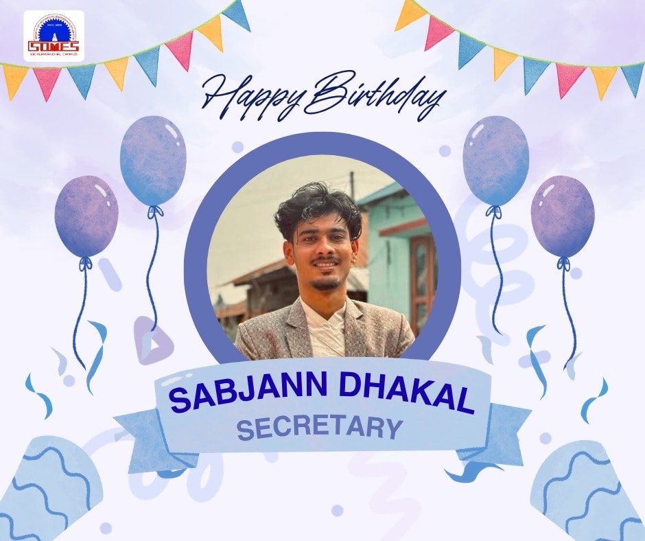 SOMES, - 🎉 Happy Birthday to our incredible Secretary Sabjan Dhakal ...