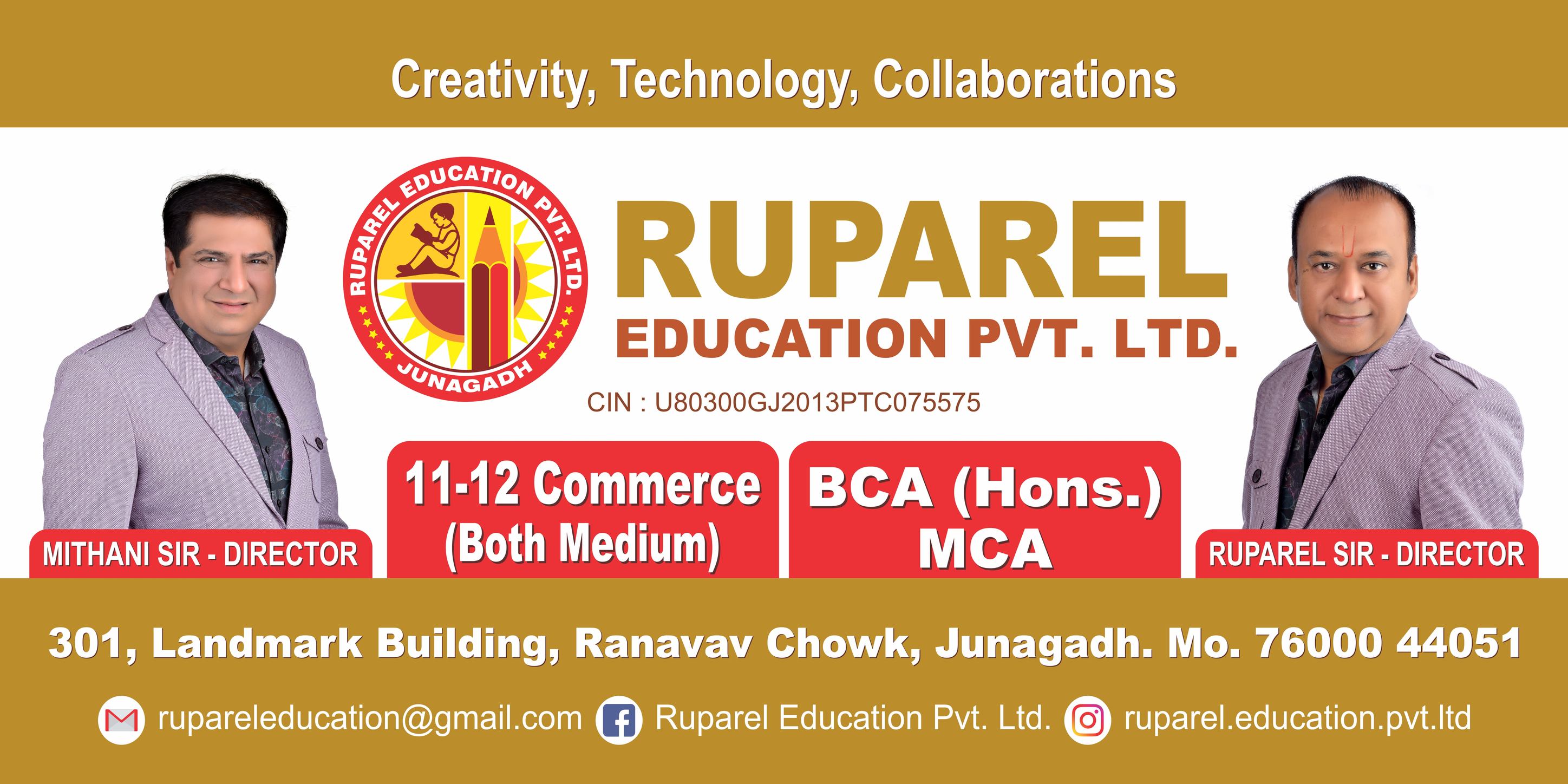 Ruparel Education Pvt. Ltd. | Junagadh