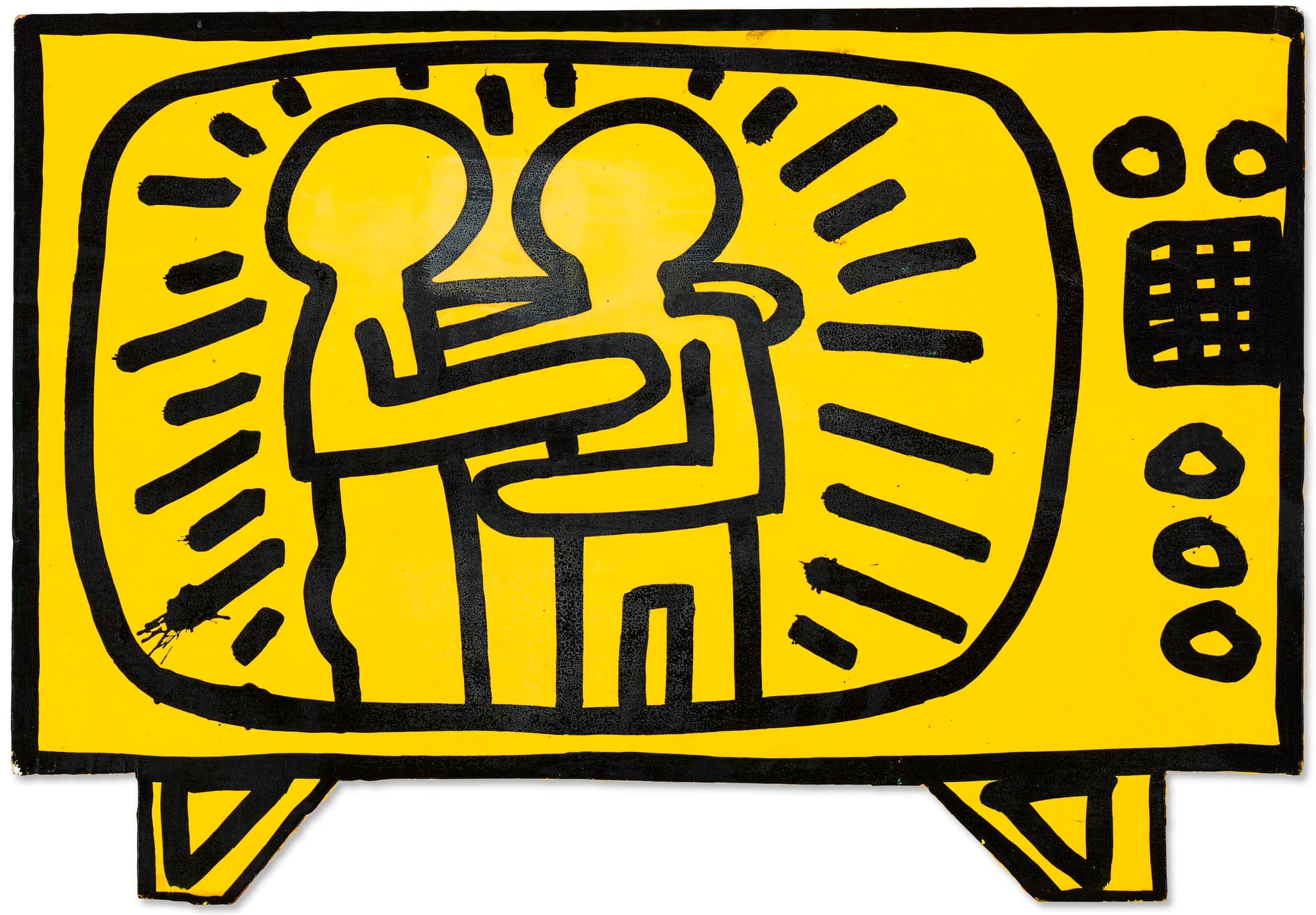 A couple of haring's at sotheby's