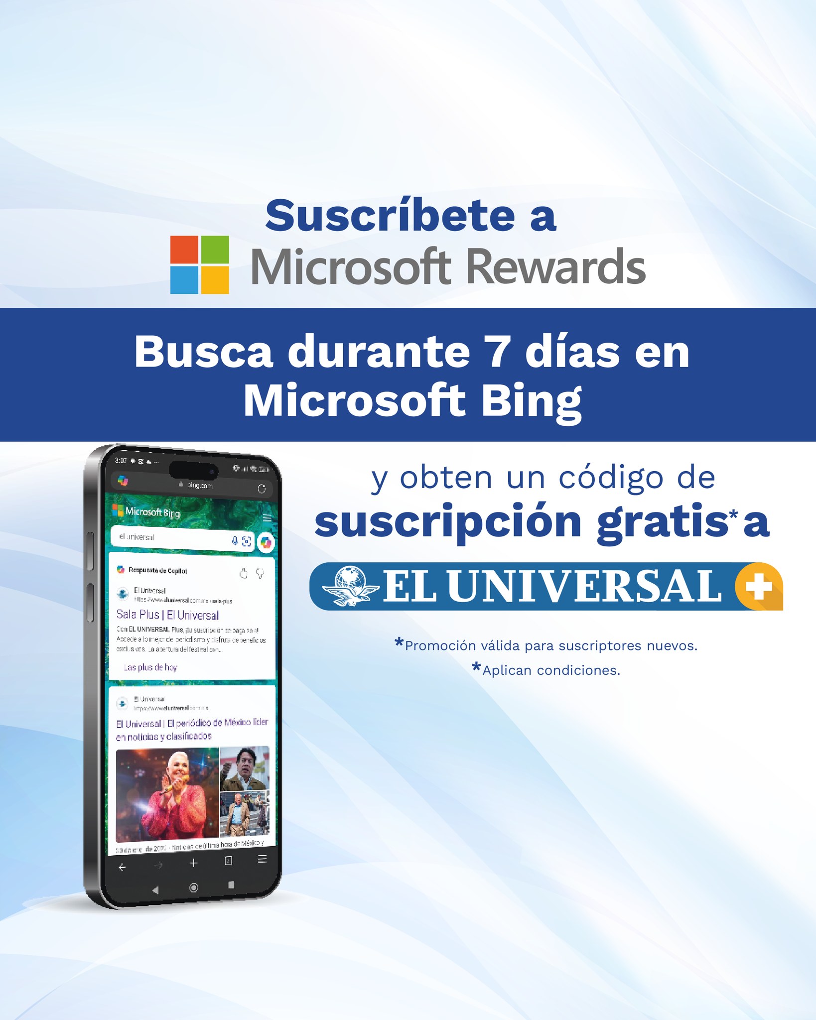 El - Obtén 3 meses gratis de EL UNIVERSAL+ solo por buscar en Bing ...