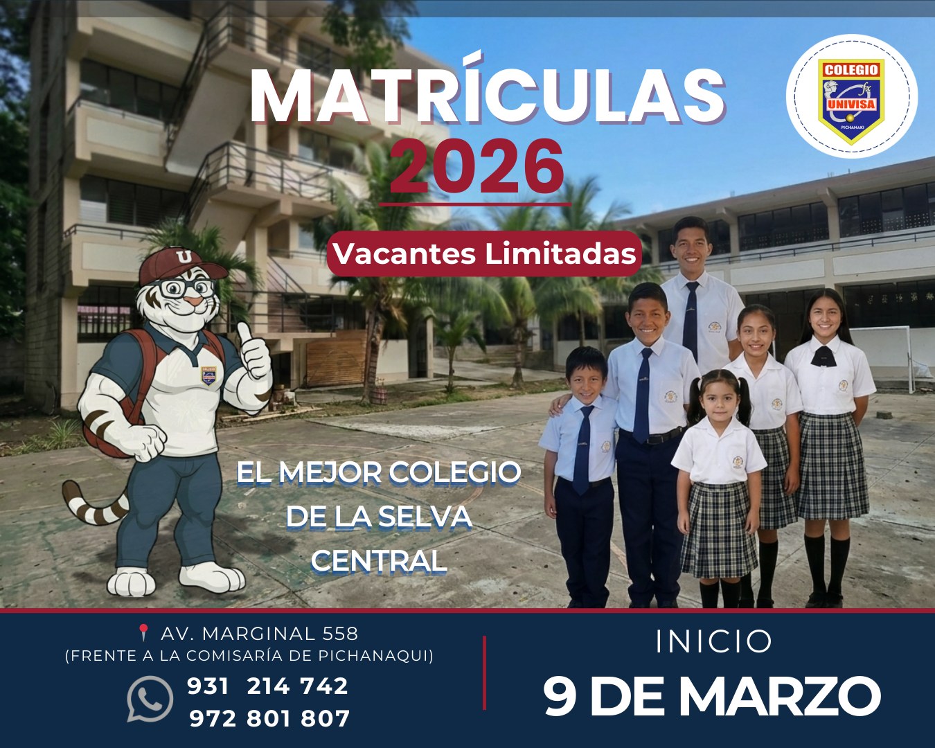 Univisa PERÚ - 🎉 ¡MATRÍCULAS ABIERTAS 2026! 🎉 Últimas... | Facebook