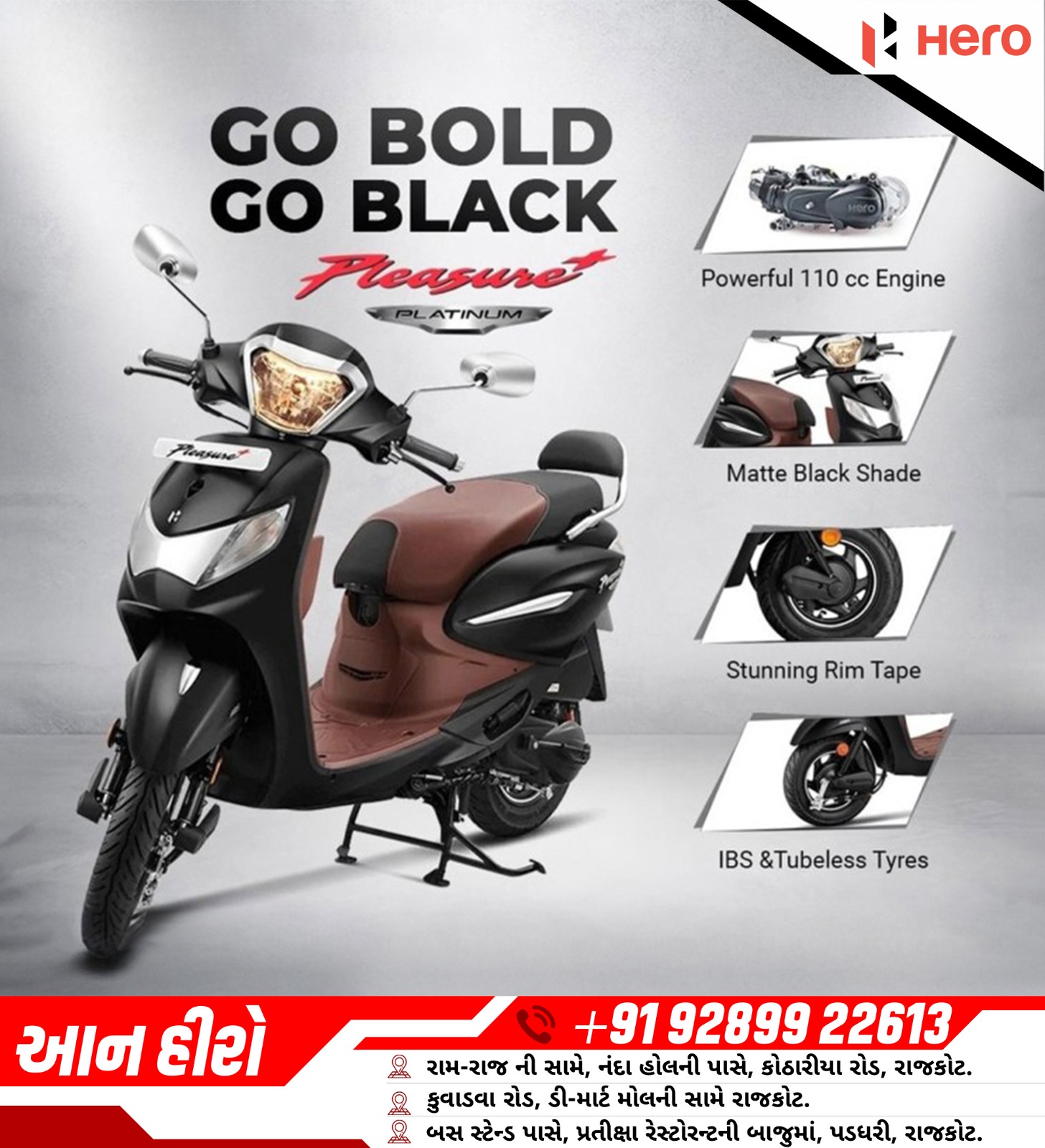 Aan - 🌟 Life gets brighter with the all-new Hero Pleasure+! 🛵 Designed ...