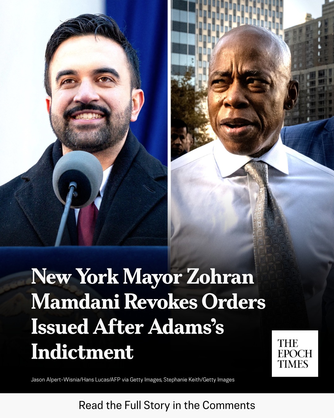 The Epoch Times - New York City Mayor Zohran Mamdani... | Facebook