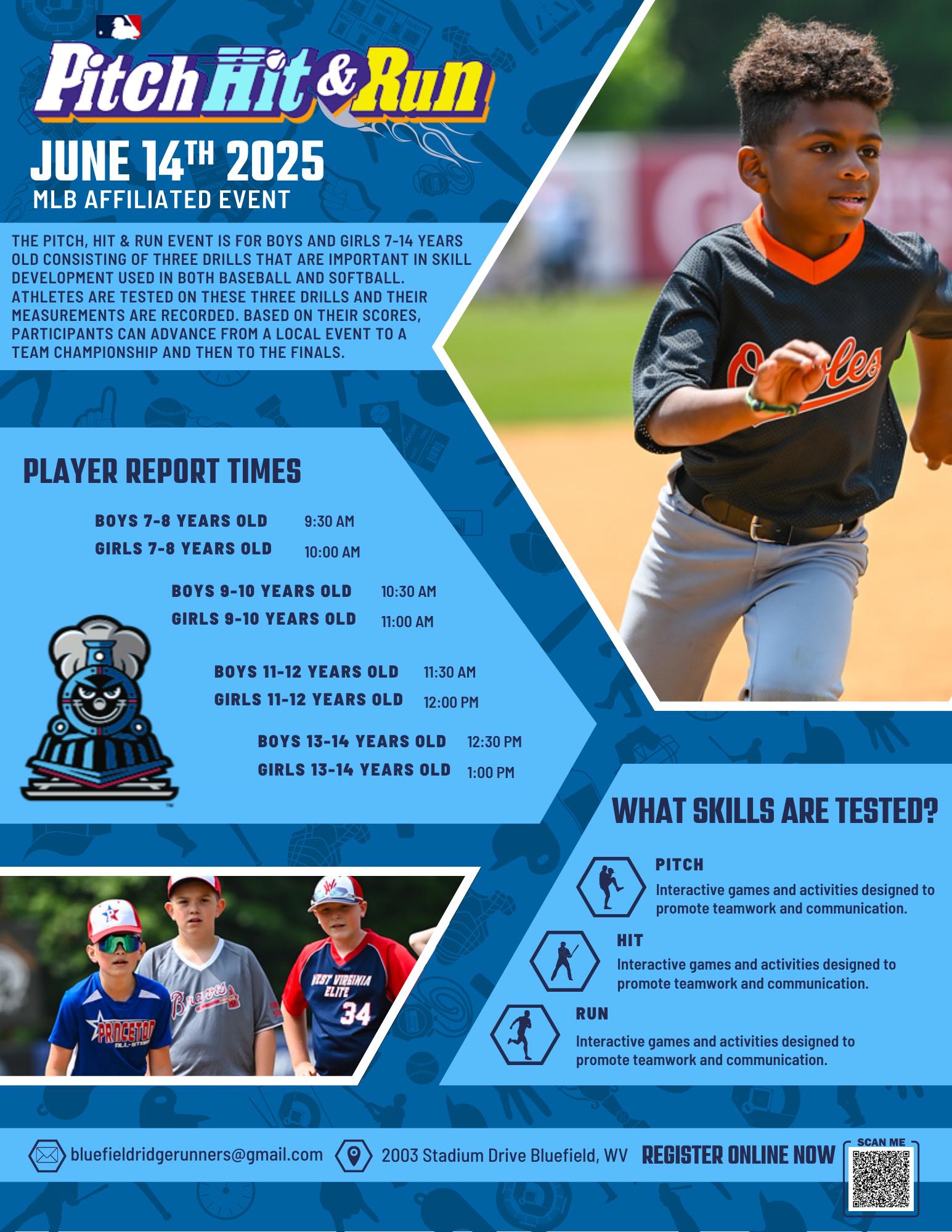 Our MLB Pitch, Hit & Run event... - Bluefield Ridge Runners | Facebook