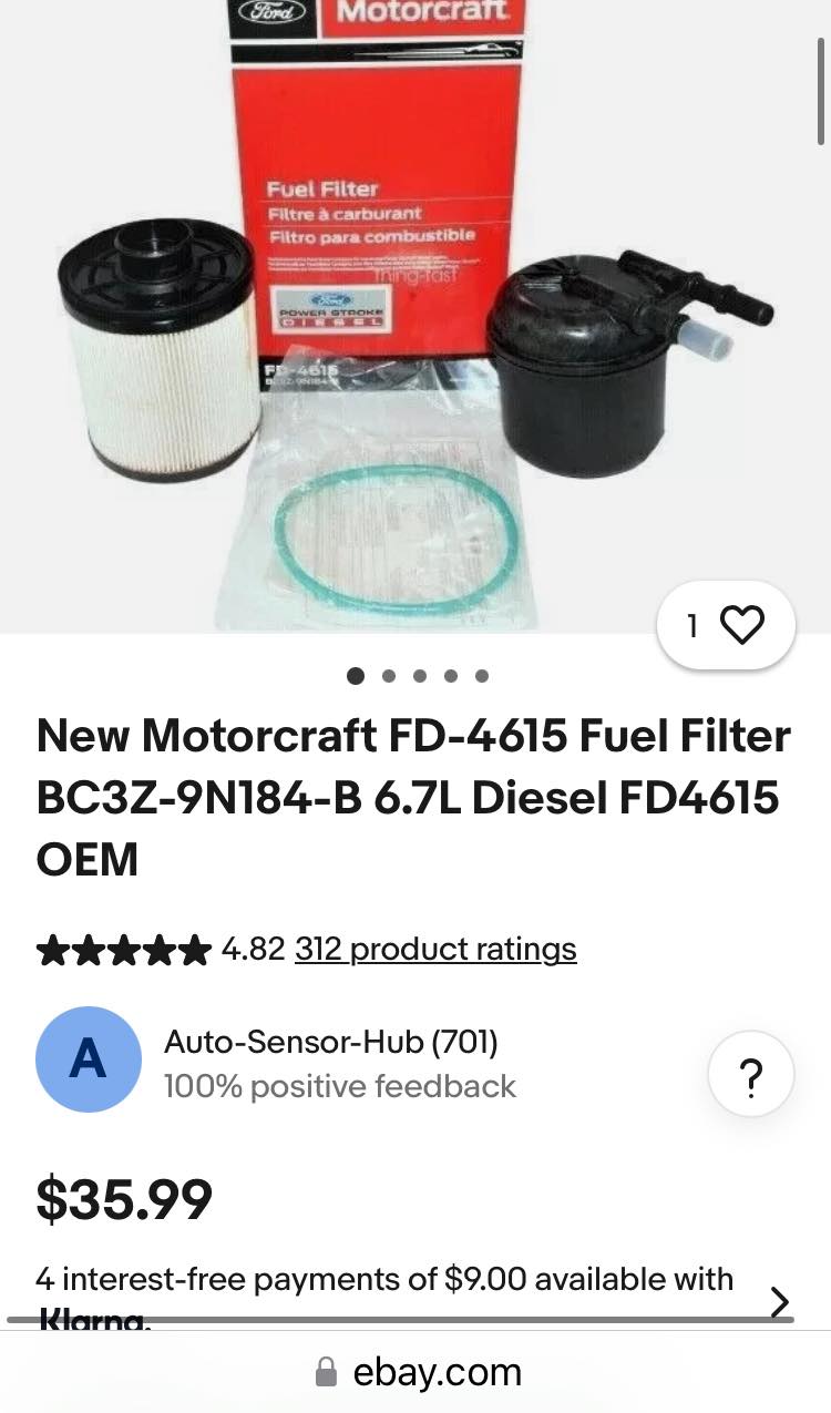 Powerstroke Filter Kit Motorcraft OEM Oil, Air & Fuel Filter Kit For Ford 6.7L Powerstroke Diesel - F250/F350 Super Duty Oil Filters For Ford Ranger