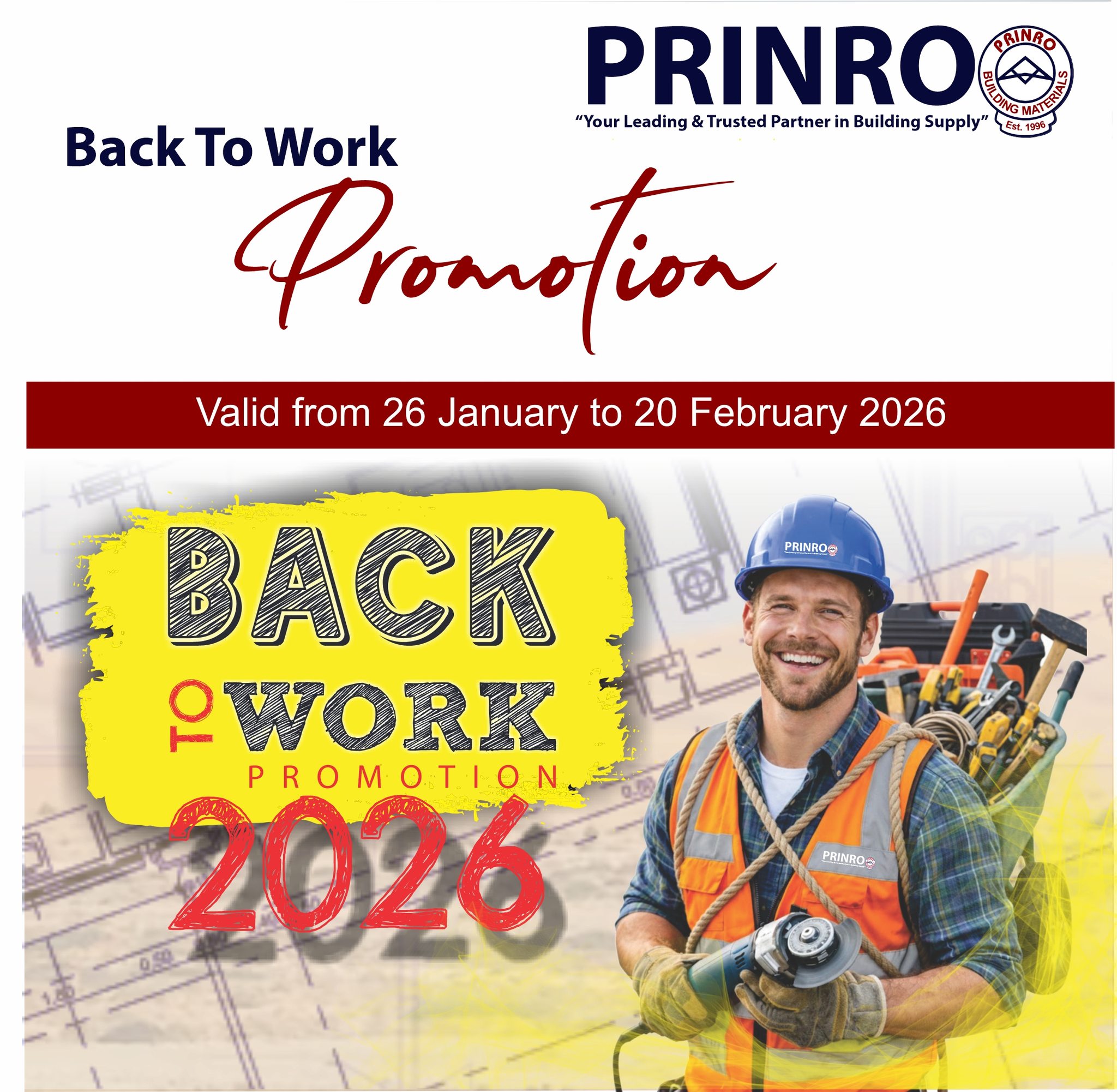 🔨 Kick off 2026 the... - Prinro Building and Steel Merchants | Facebook