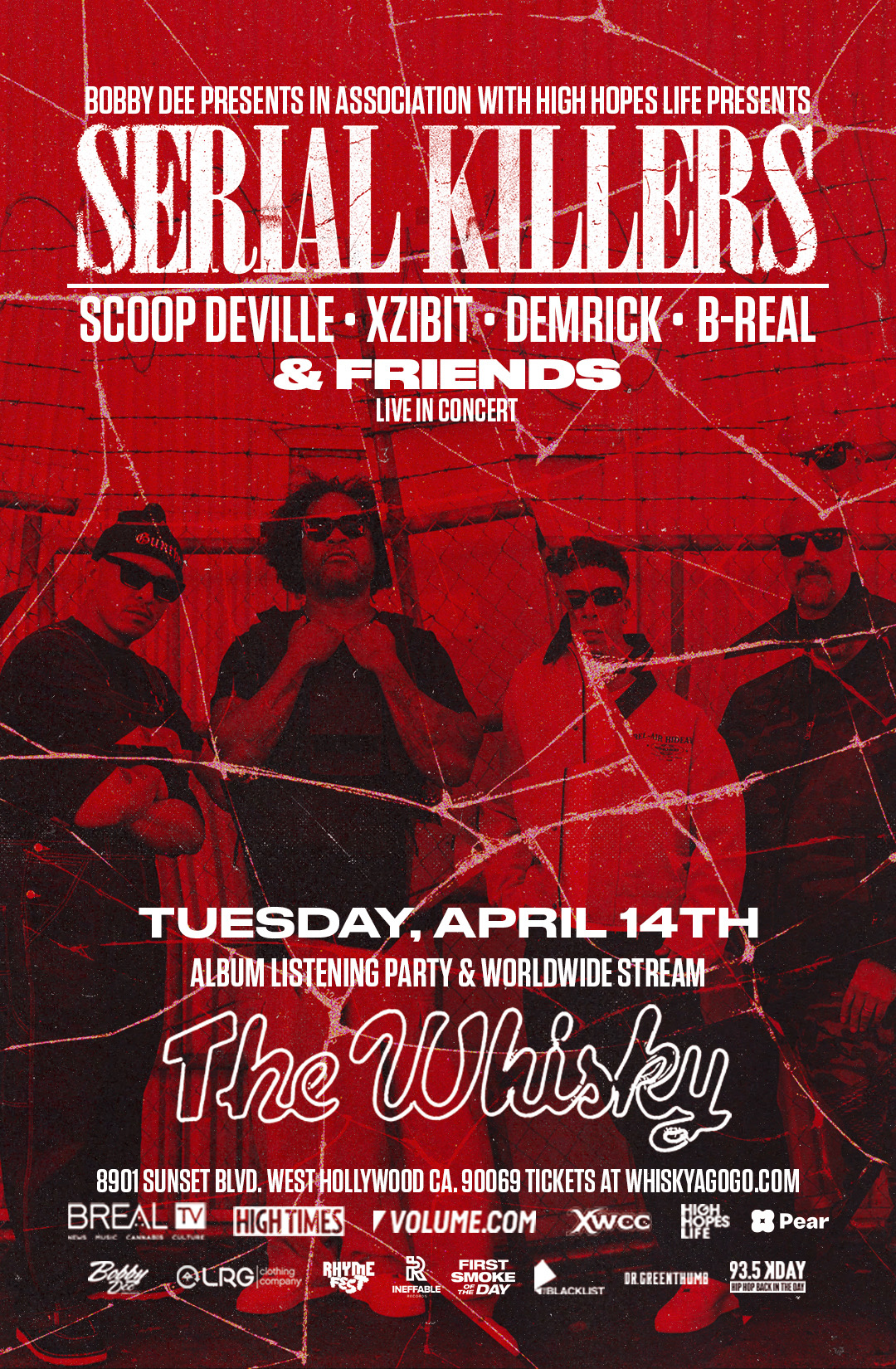 邦楽 KILLER-BONG & HAIR STYLISTICS LIVE CD-R bobbydeepresents and @highhopeslife_ Present The Serial Killers