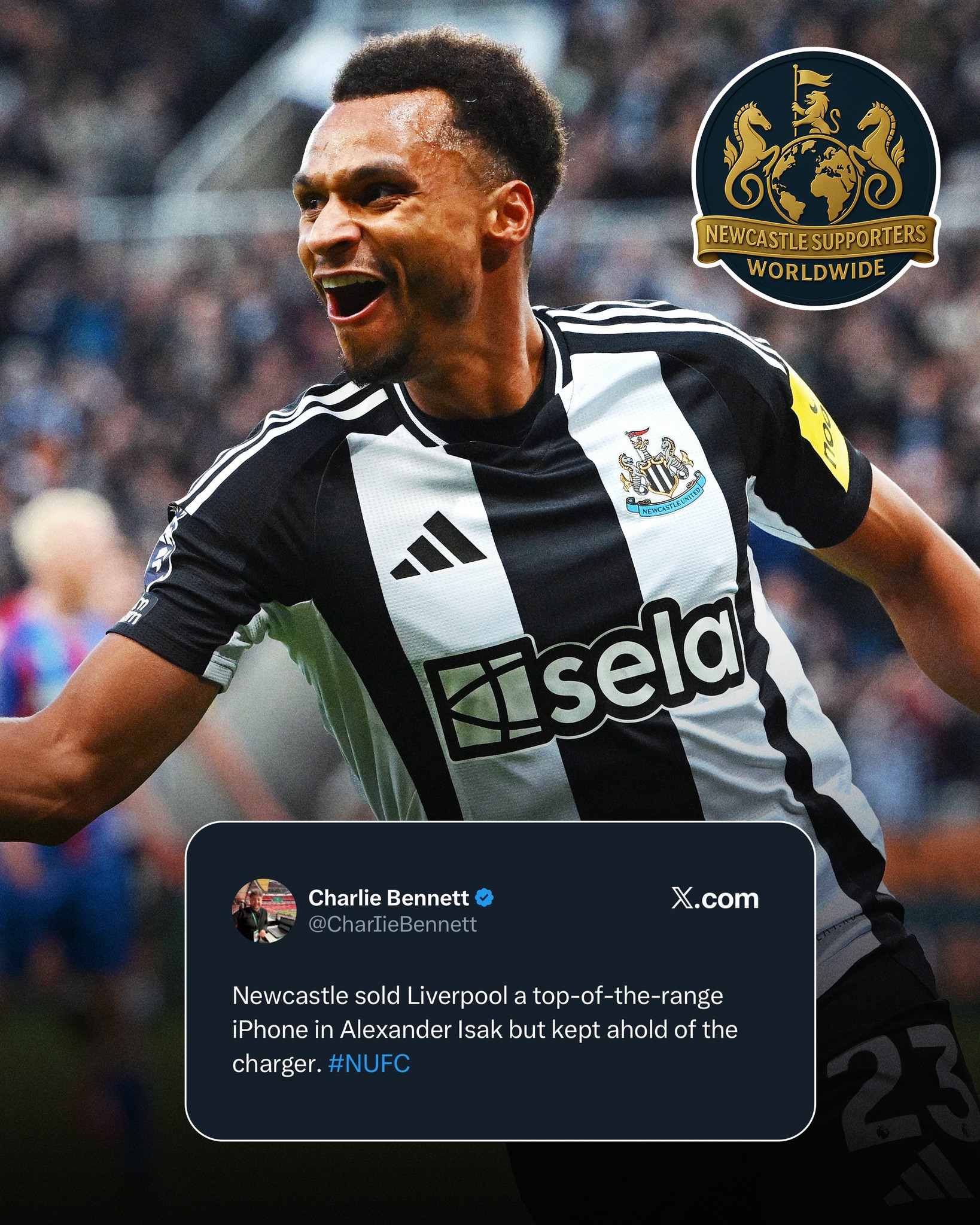 Isak doesn't score half... - Newcastle Supporters Worldwide | Facebook