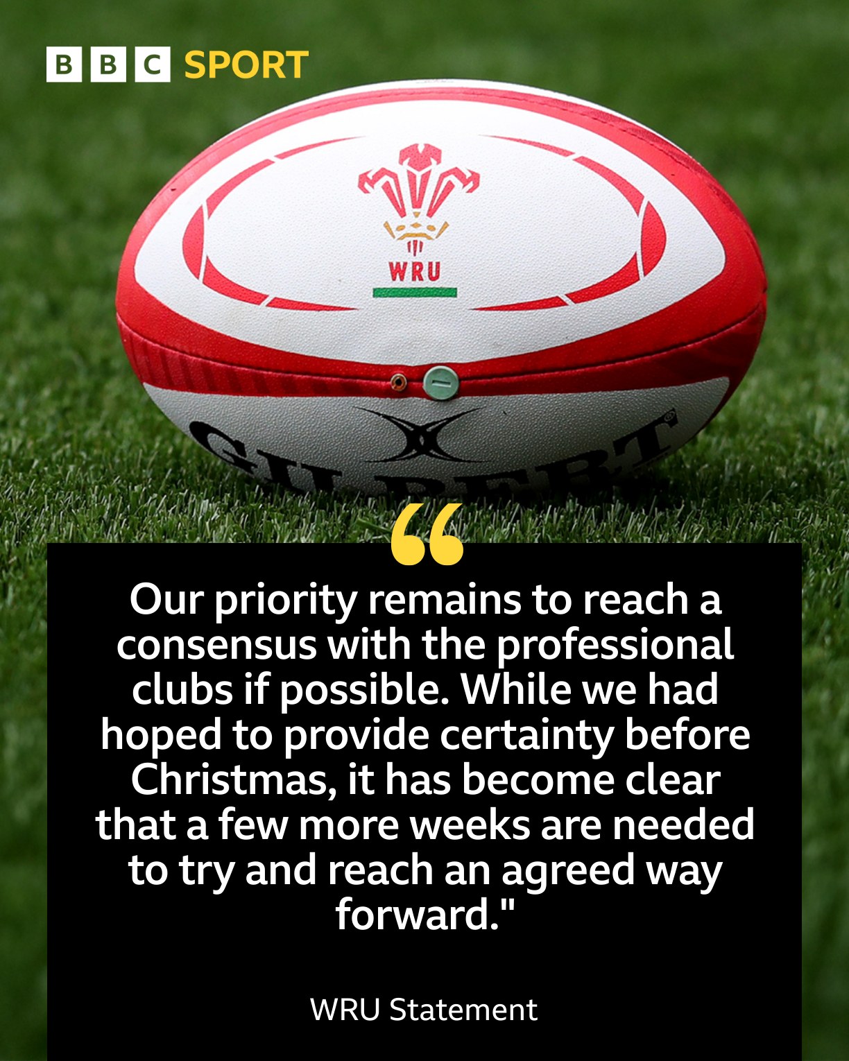 BBC - The WRU says there will be no resolution before the end of 2025 ...