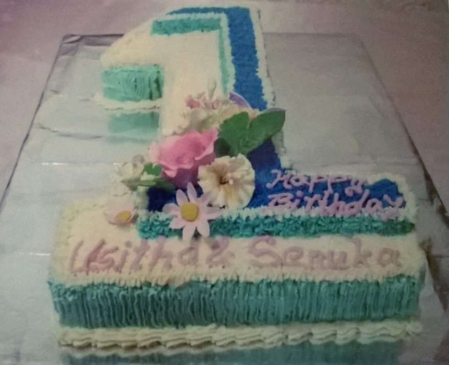 Cakes By Ruki - 1st year birthday cake for TWINS 👬