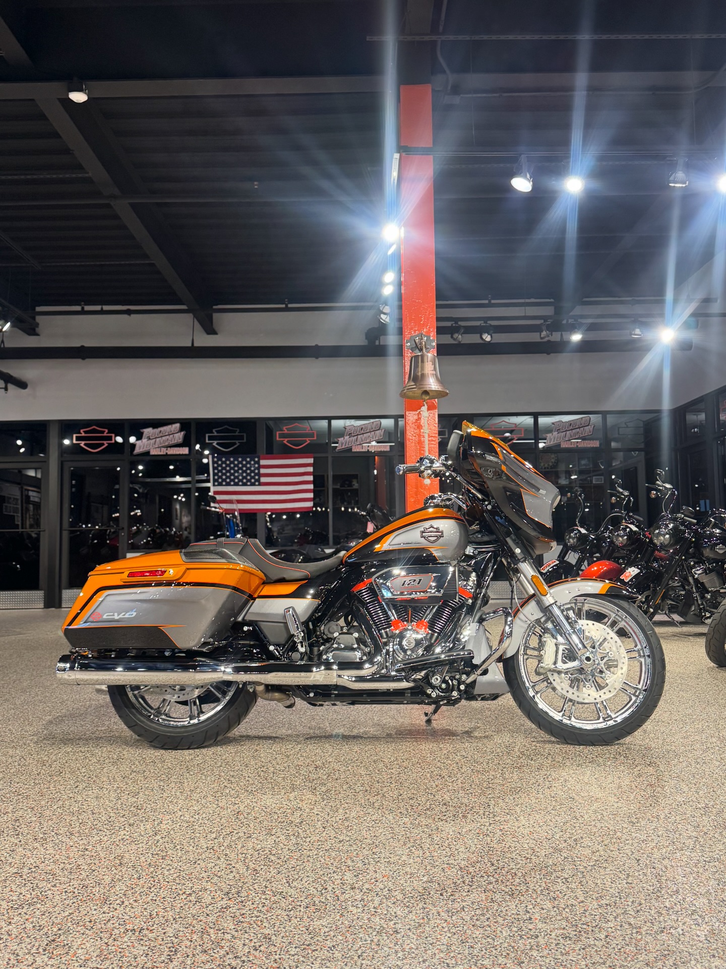 2026 Harley-Davidson CVO Street Glide in Torched Orange has 