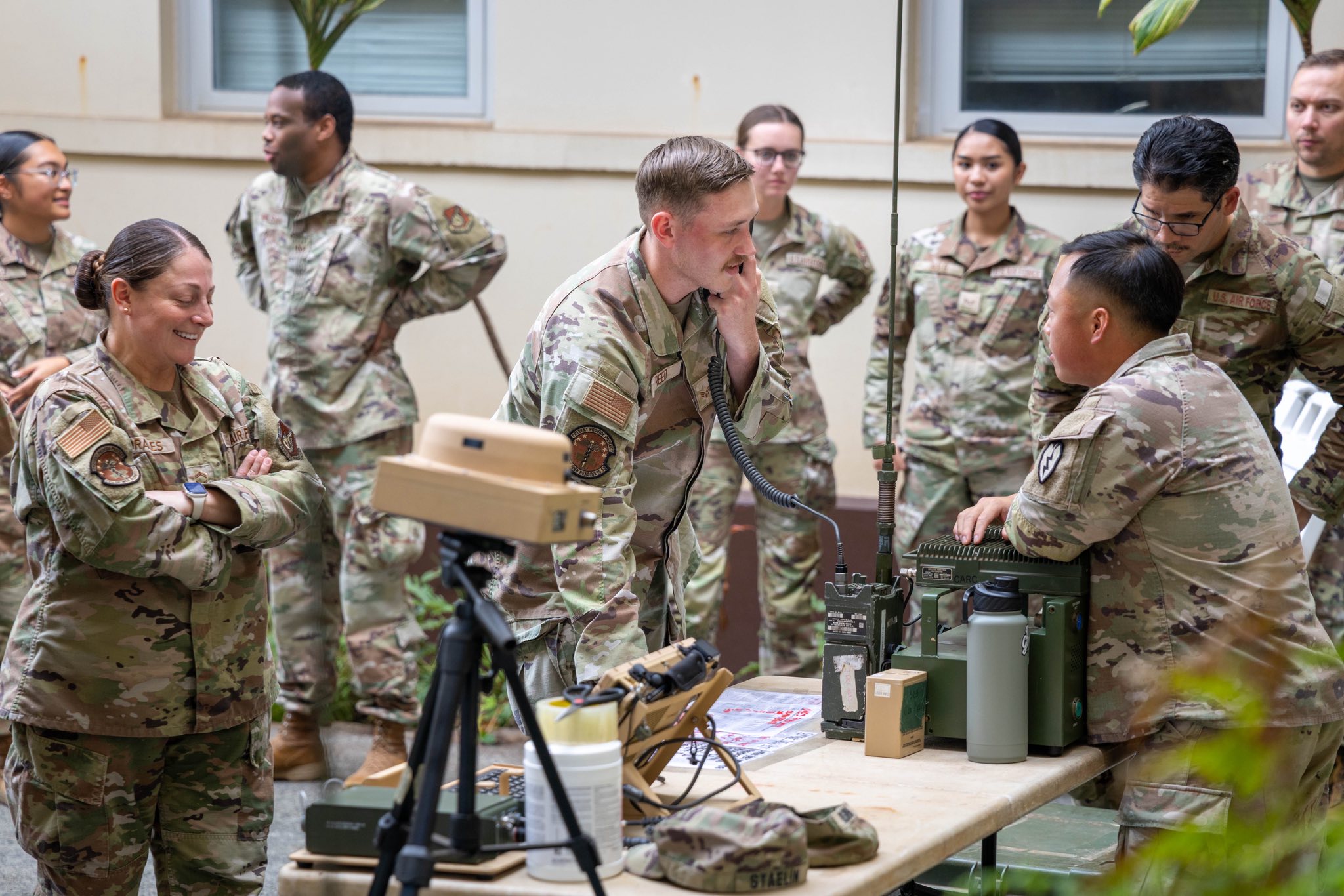 I Corps - Sergeant Major of the Army Michael Grinston talks with one ...