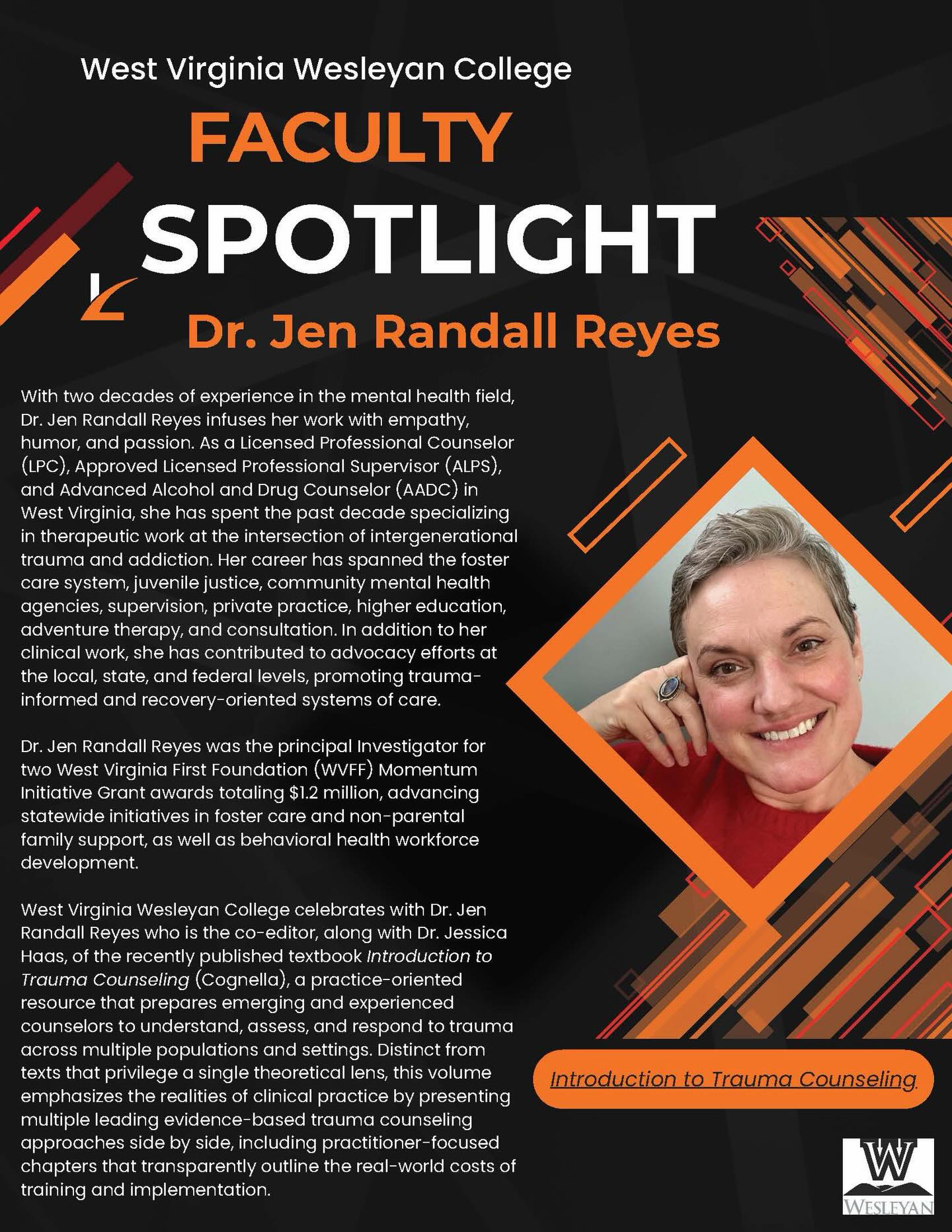 West - 🔦Faculty Spotlight 🔦 Dr. Jen Randall Reyes was the principal ...