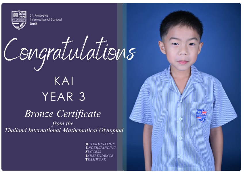 St. - A massive round of applause for Kai from Year 3! 🌟 We're thrilled ...
