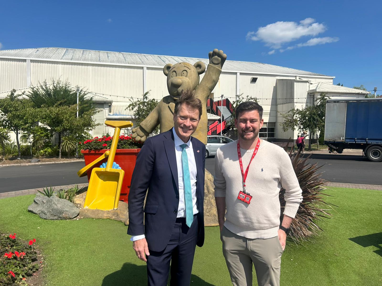 Richard - A pleasure to meet Butlins new Resort Director, Andrew ...