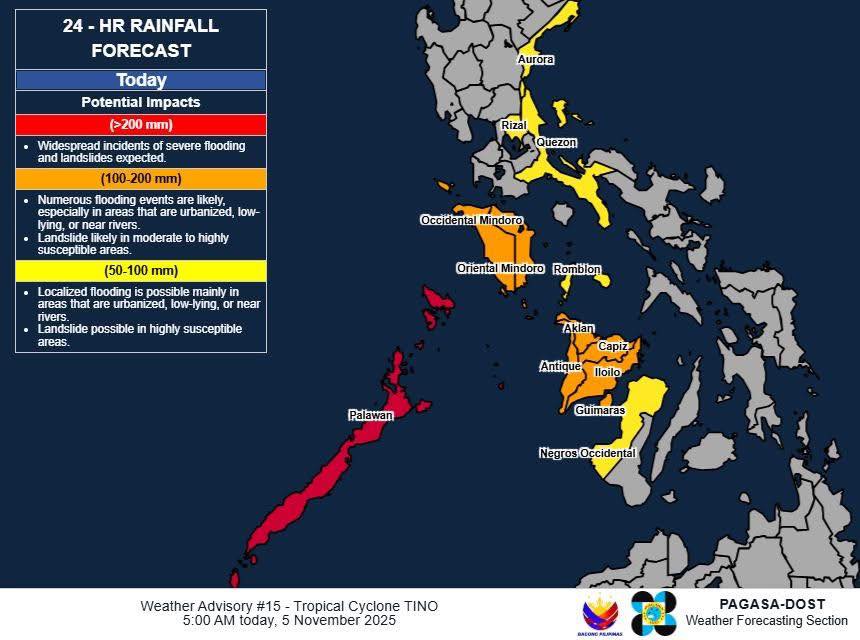 News5 - WEATHER ADVISORY Naglabas ng heavy rainfall outlook ang PAGASA ...