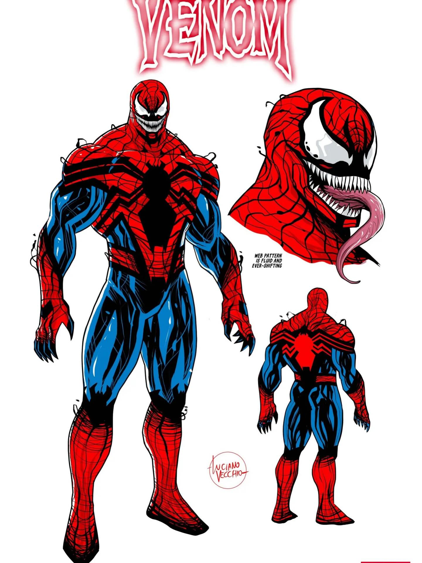 Wolverine Venom issue 3 cover with unique colors