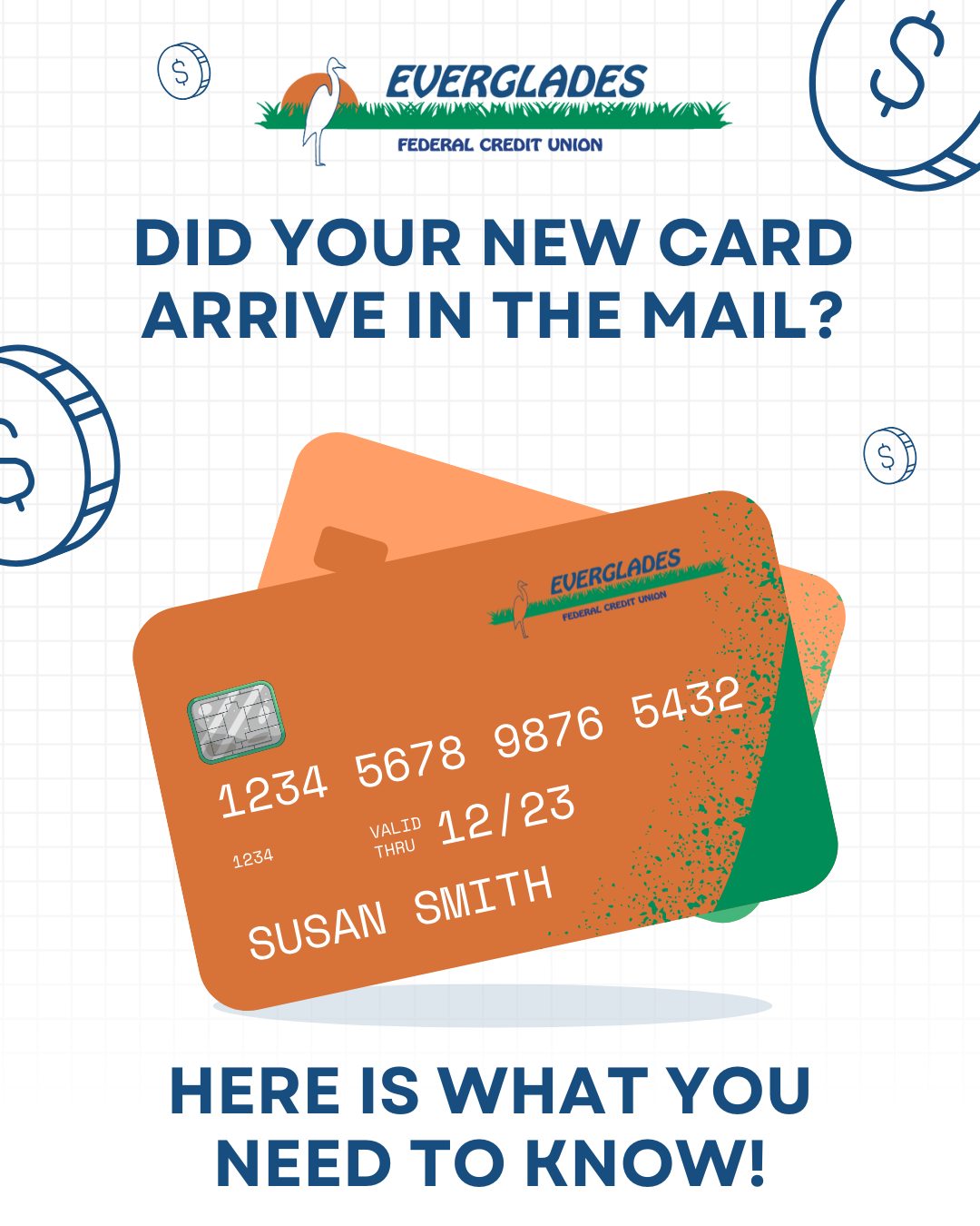 💳 Your new EFCU debit... - Everglades Federal Credit Union | Facebook