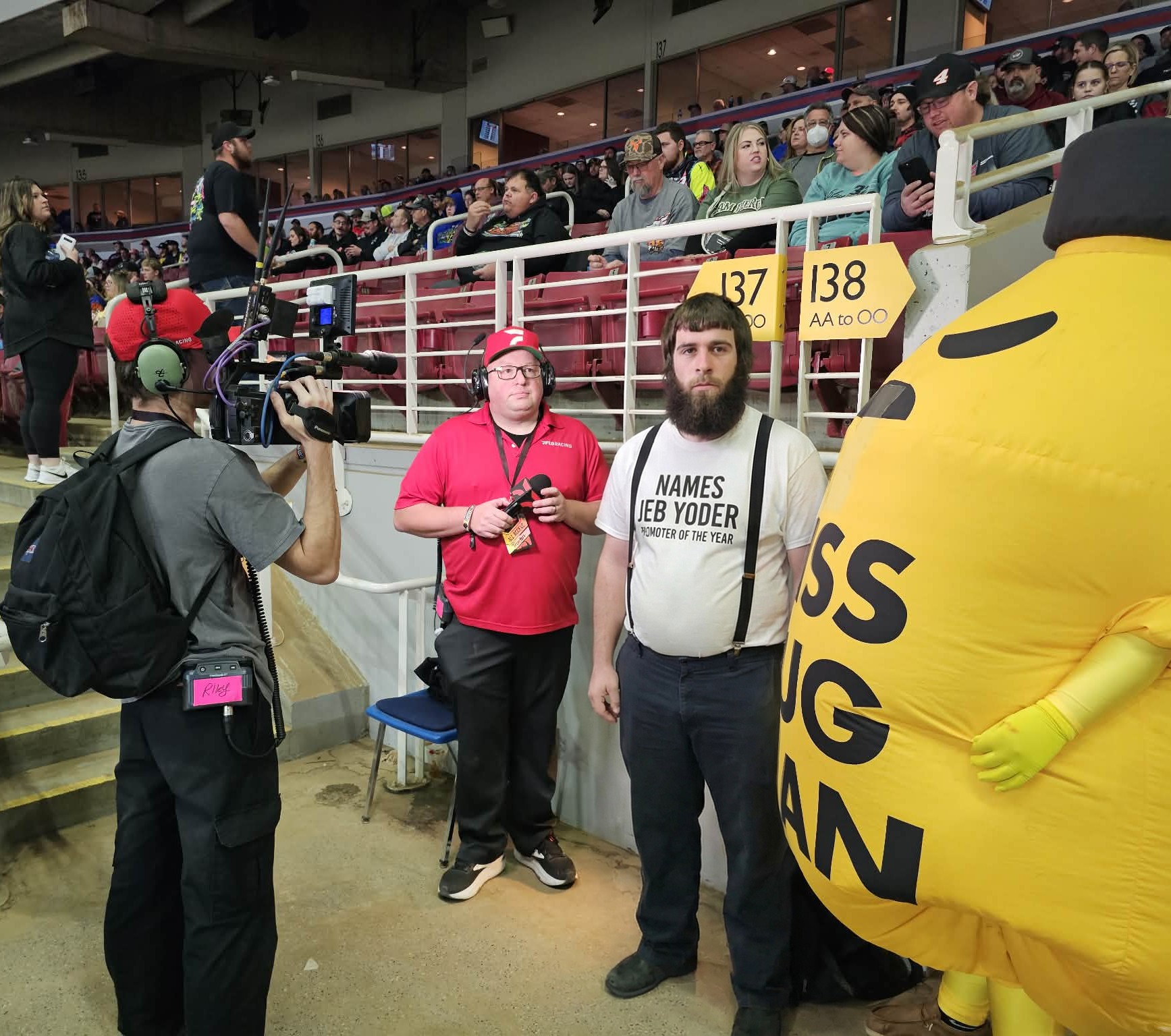 Weaber - Jeb Yoders & Piss Jugman waiting for intervew | Facebook