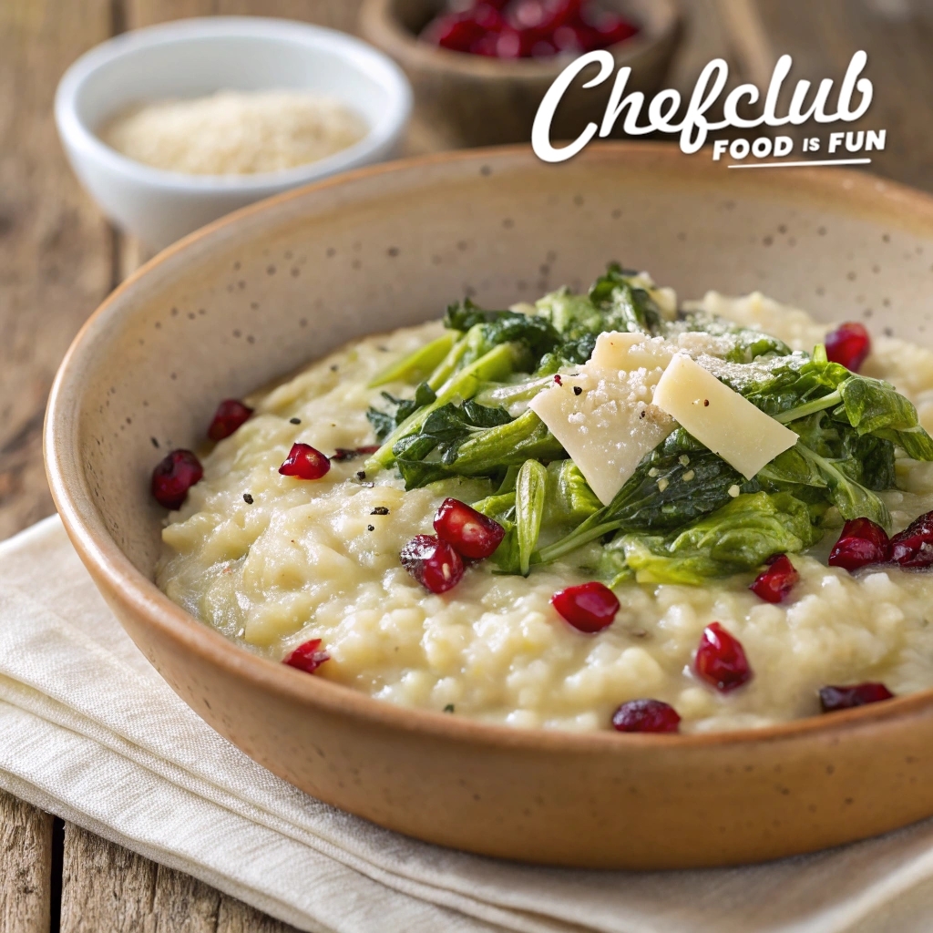 Chefclub - Risotto cremoso con granada 🍇 ¡Una explosión de color y ...