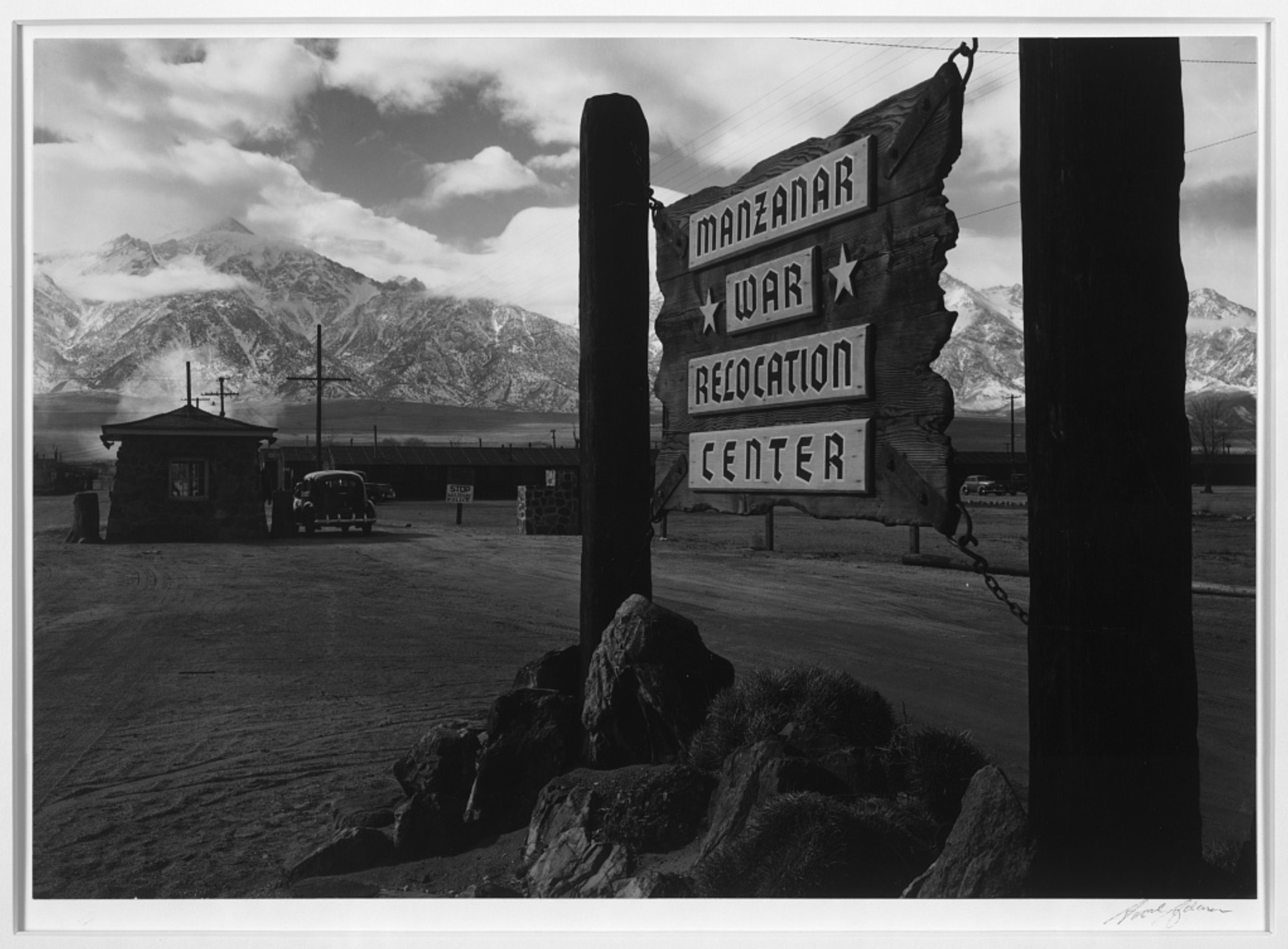 These photos by Ansel Adams of life in a Japanese internment camp