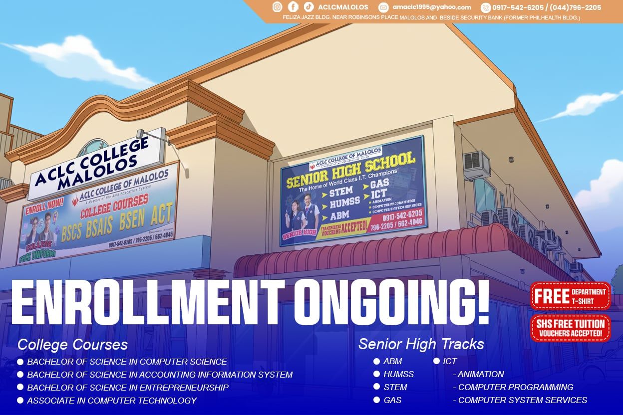 ACLC - ENROLLMENT ONGOING | A.Y. 2026–2027 We are now accepting NEW ...