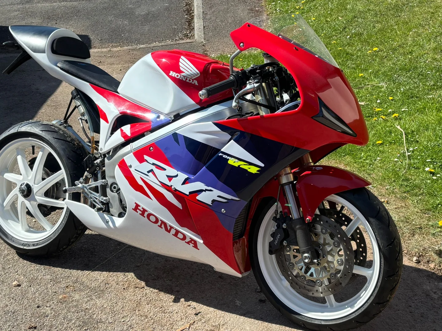 Honda RVF400 nc35 fitted with our tyga performance parts all 