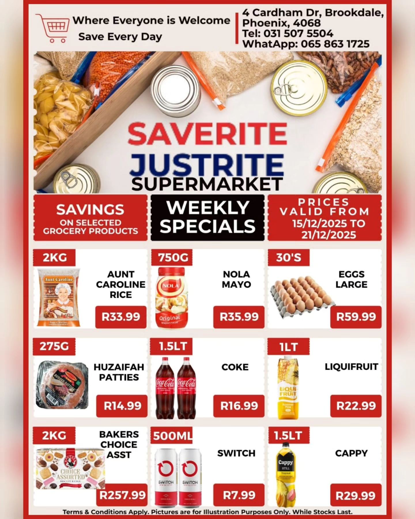 🔵🔴 Weekly Specials 🔴🔵 More specials... - Saverite Justrite | Facebook