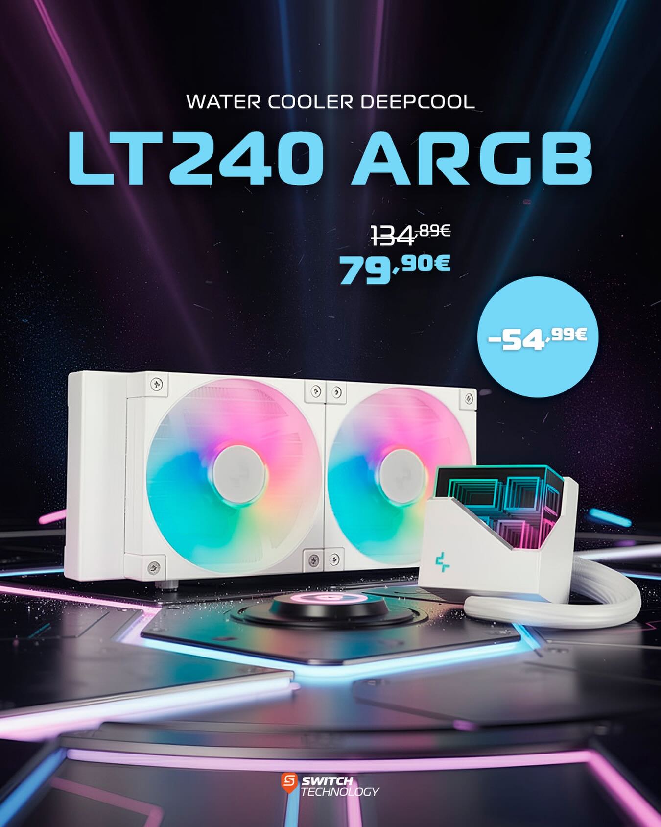 Switch - O DeepCool LT240 ARGB chegou para transformar o teu setup. Com ...