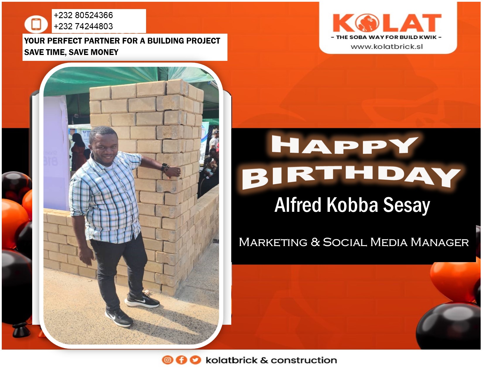 Today, we celebrate... - Kolat Brick & Construction Company | Facebook
