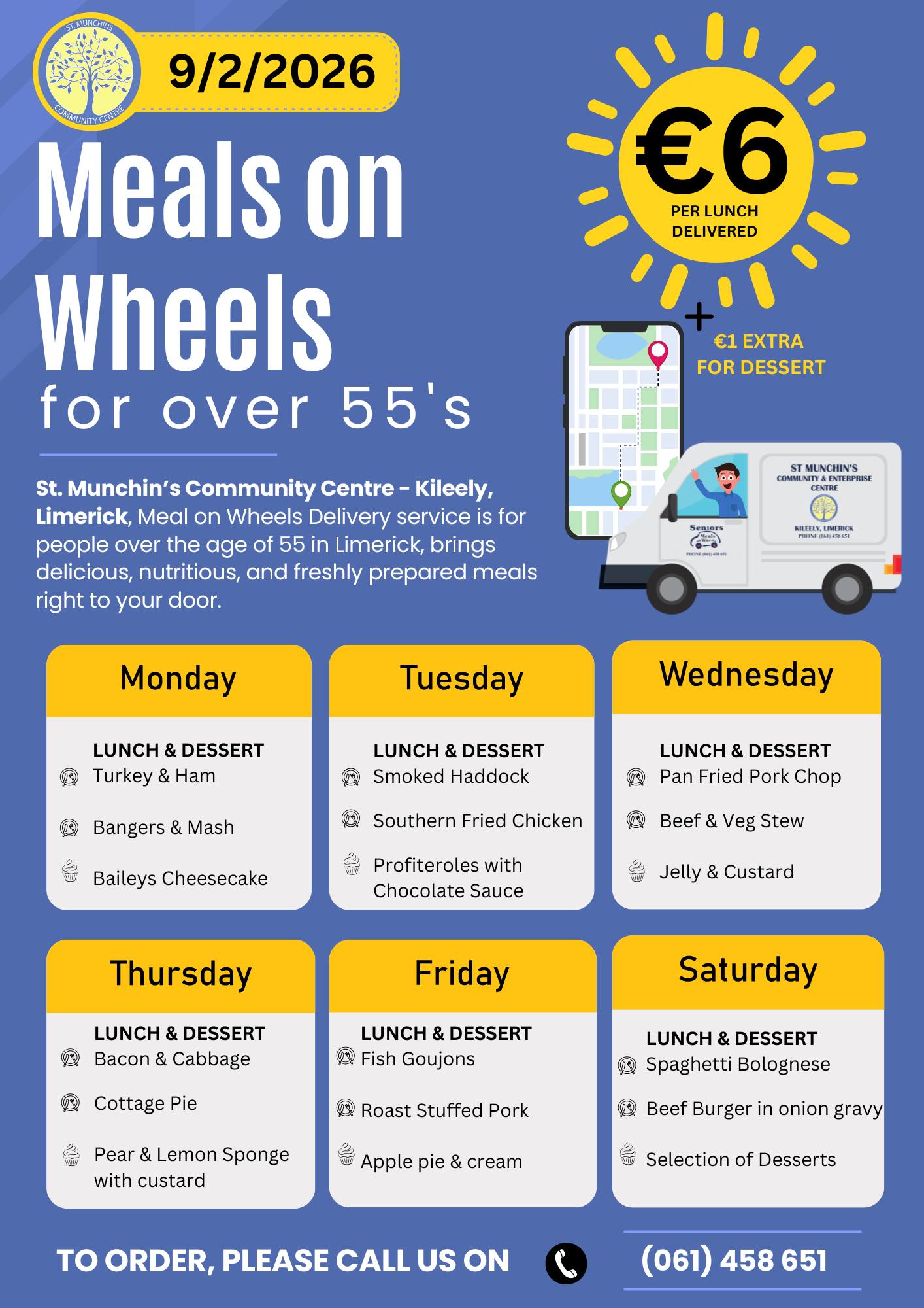 St - Meals on Wheels Menu - 9th February 2026 Our Meals on Wheels are ...