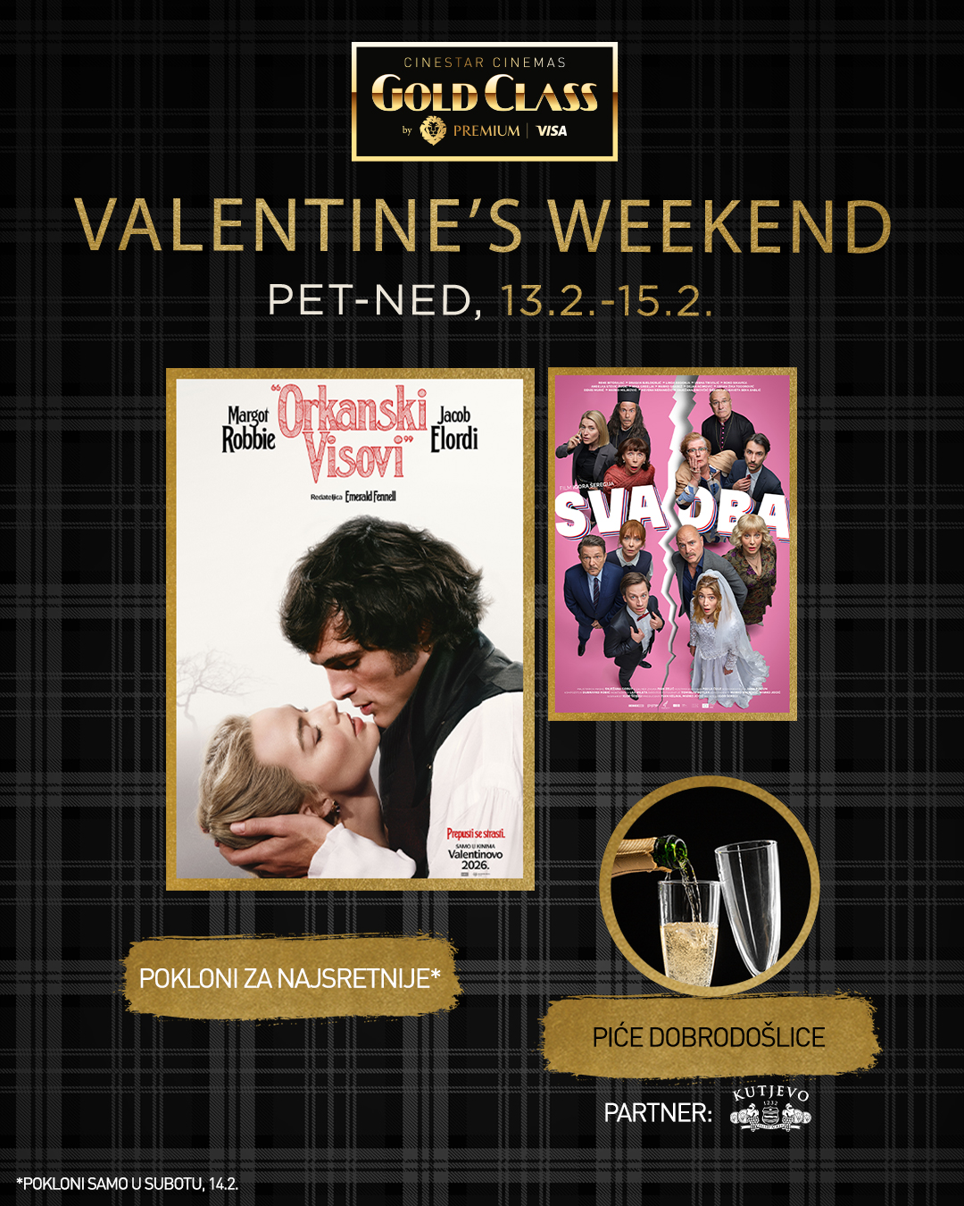 CineStar - 💛 Ove godine Valentinovo traje duže! VALENTINE’S WEEKEND U ...