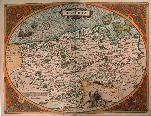 Eurasian - 🗺️📜 Flanders — Theatrum Orbis Terrarum (1574) This 1574 map ...