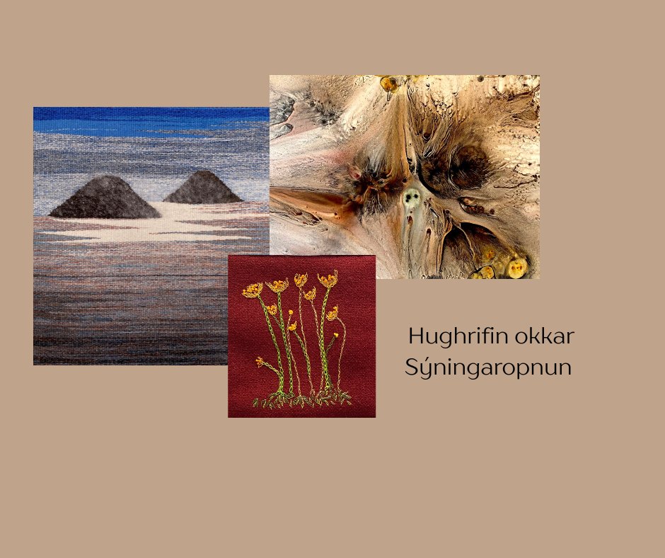 Sýningaropnun - Hughrifin okkar