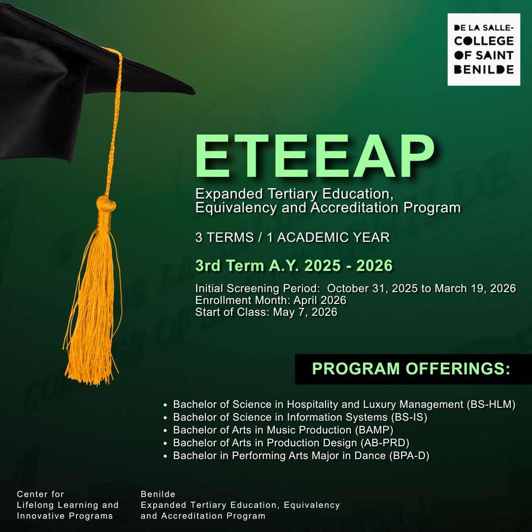 Benilde-ETEEAP - APPLICATION FOR 3rd Term AY 2025-2026 Initial ...