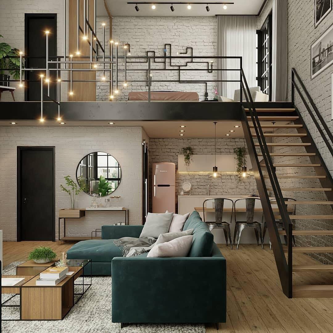 Home - Loft visualization by Carolina Kuraz @carolinakuraz.arq Get ...