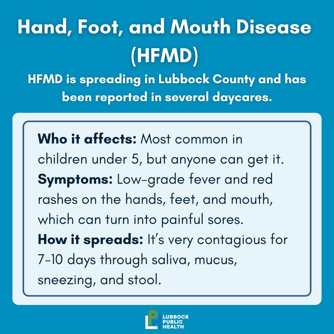Hand, Foot, and... - City of Lubbock Public Health Department | Facebook