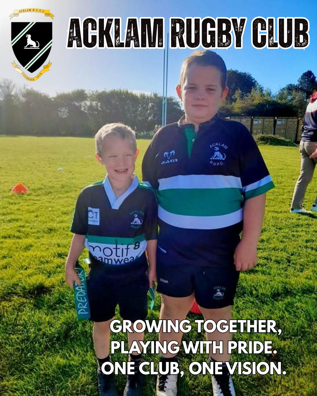 Acklam - 🏉 Acklam Rugby Club – Where Future Stars Are Made! 💚🖤 From ...