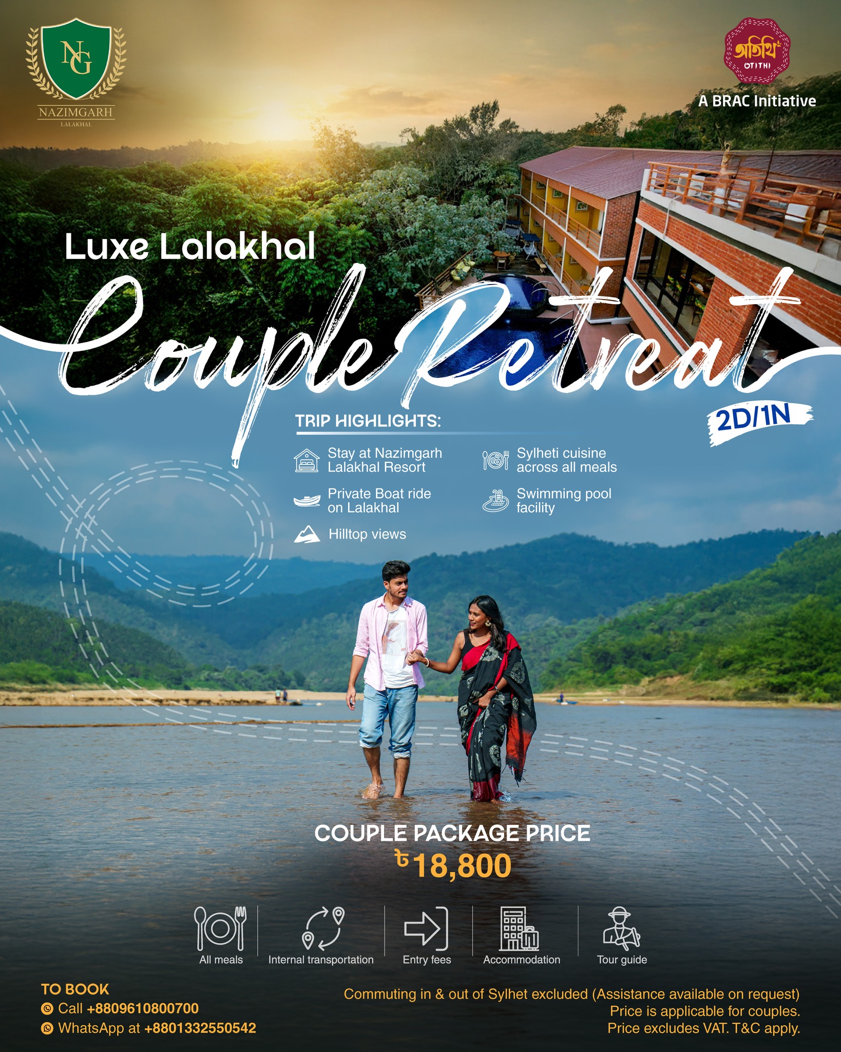 Aarong - Otithi : অতিথি’s Luxe Lalakhal Couple Retreat offers a serene ...