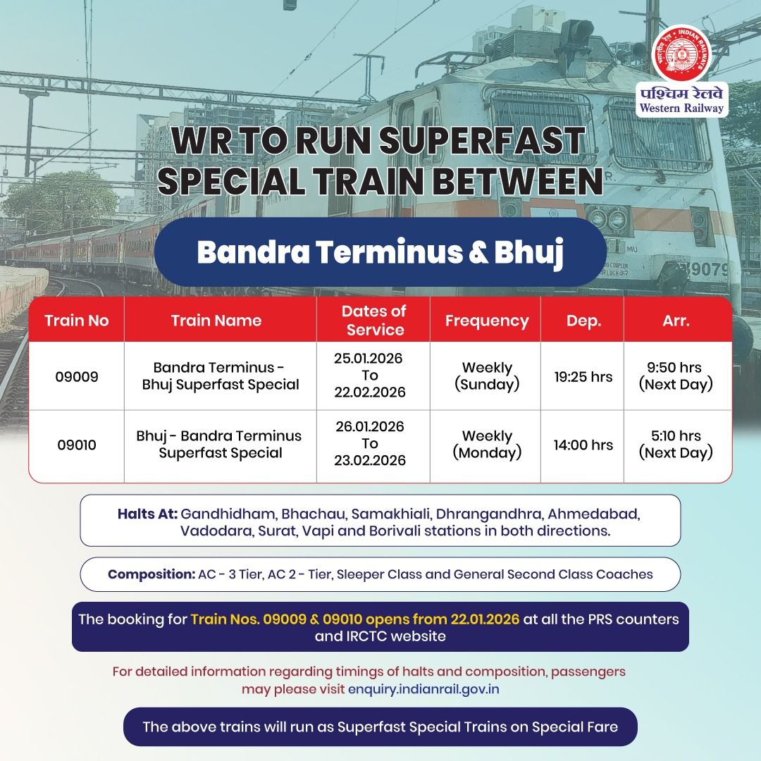 Western Railway - For the convenience of passengers and to... | Facebook