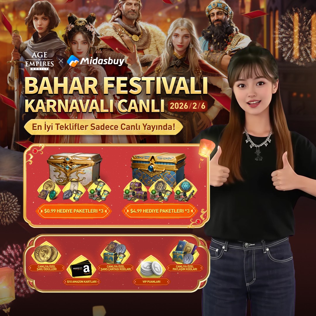 Midasbuy - 🚀 Midasbuy x Age of Empires Mobile Bahar... | Facebook