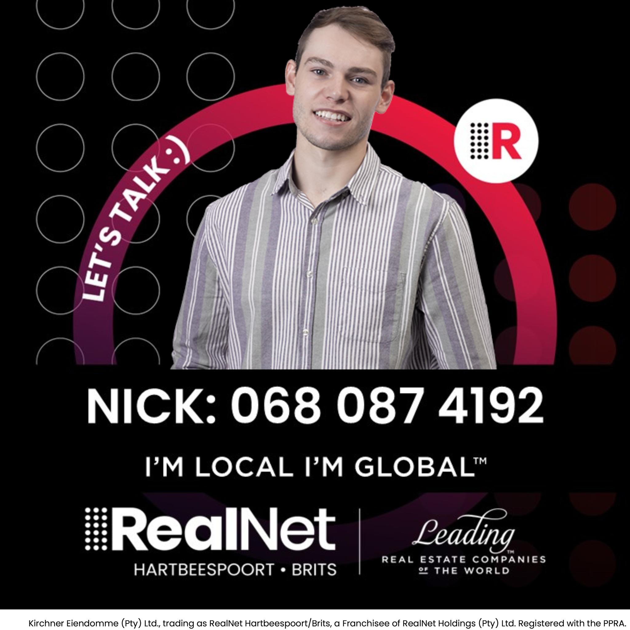 RealNet - Let’s talk property! 😉🏡 Meet Nick de Jager from RealNet ...