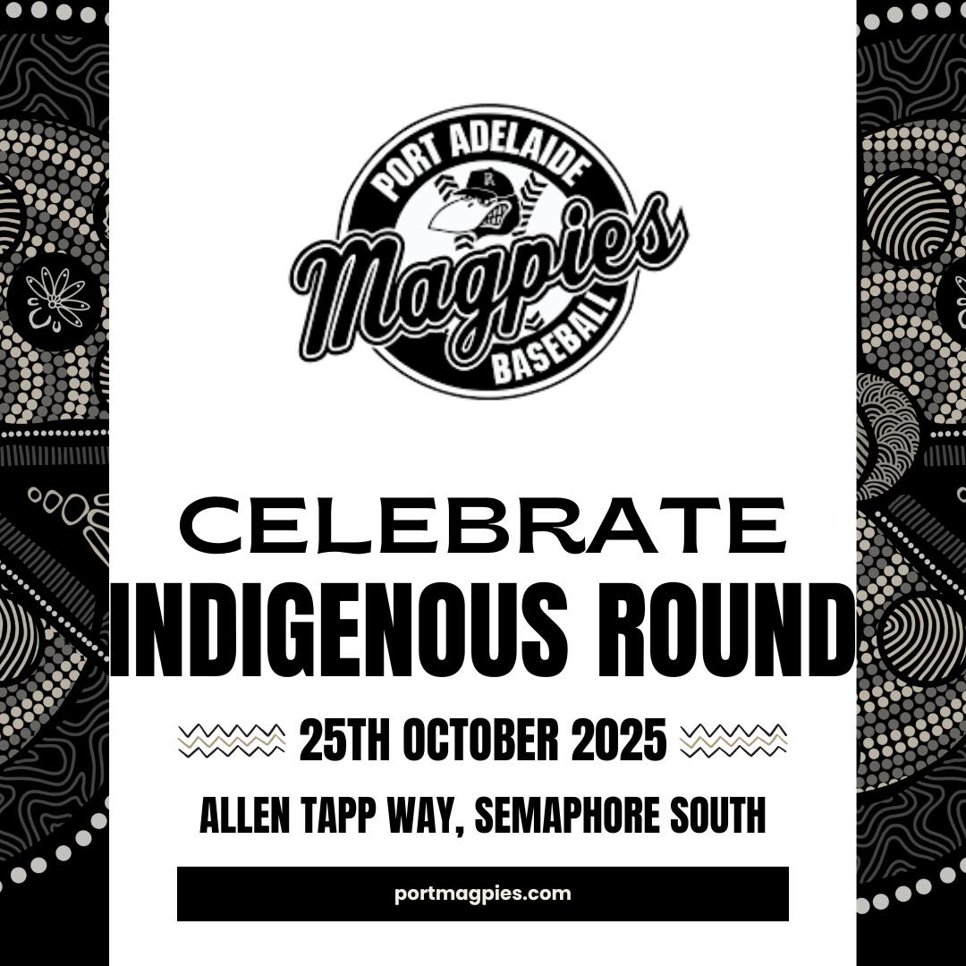 ⚾️🖤🤍Indigenous Round ⚾️🖤🤍... - Port Adelaide Baseball Club | Facebook